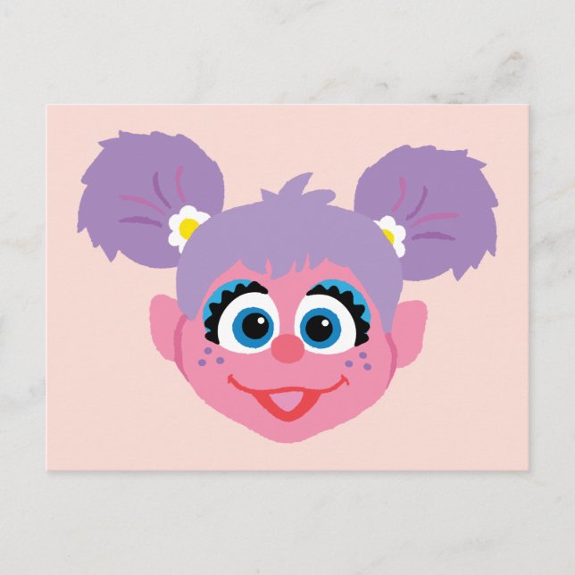 Abby Cadabby | Flower Ansikte Vykort (Framsida)