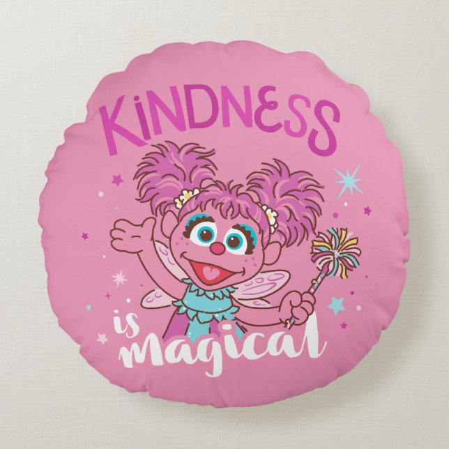 Abby Cadabby - Kindness är Magic Rund Kudde (Framsidan)