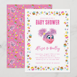 Abby Cadabby Pink Baby Shower Confetti Inbjudningar