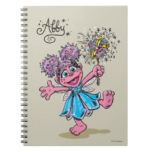 Abby Cadabby Retro Art Anteckningsbok Med Spiral