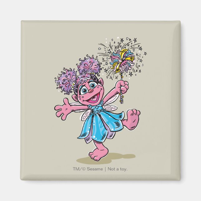 Abby Cadabby Retro Art Magnet (Framsidan)