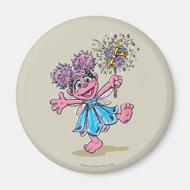 Abby Cadabby Retro Art Magnet (Framsidan)
