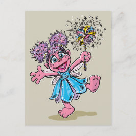 Abby Cadabby Retro Art Vykort