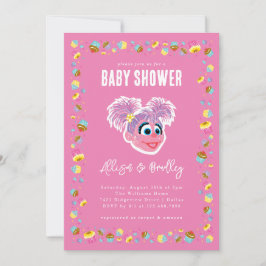 Abby Cadabby Rosa Baby Shower Konfetti Inbjudningar