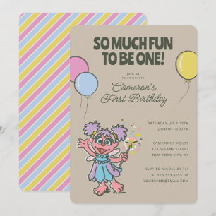 Abby Cadabby Så mycket Roligt att vara en födels Inbjudningar