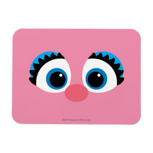 Abby Cadabby Stort Ansikte Magnet