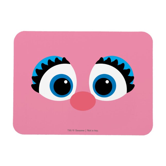 Abby Cadabby Stort Ansikte Magnet (Horisontell)
