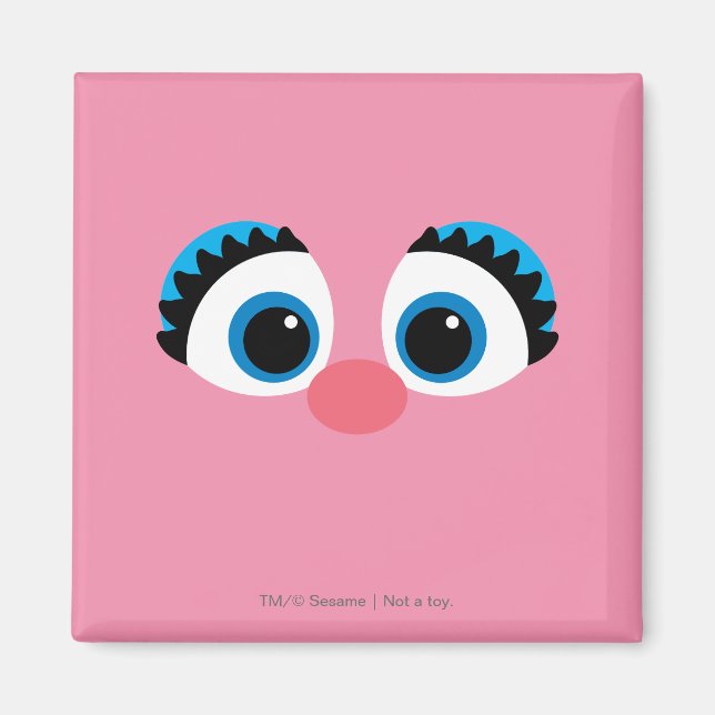 Abby Cadabby Stort Ansikte Magnet (Framsidan)