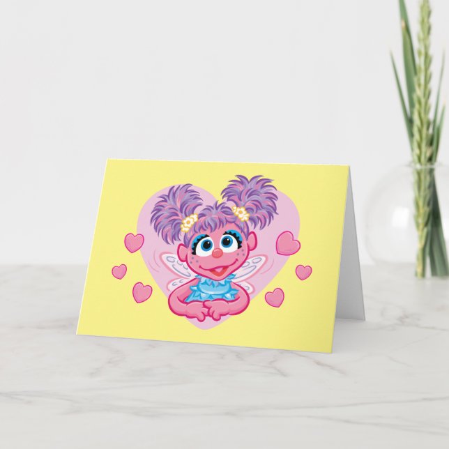 Abby Cadabby Valentine Hearts Graphic Helgkort (Framsida)