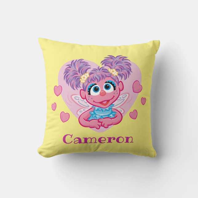 Abby Cadabby Valentine Hearts Graphic Kudde (Framsida)