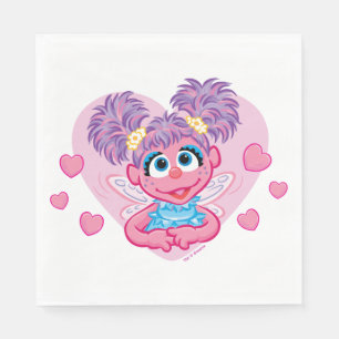 Abby Cadabby Valentine Hearts Graphic Pappersservett