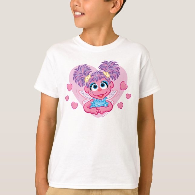 Abby Cadabby Valentine Hearts Graphic T Shirt (Framsida)