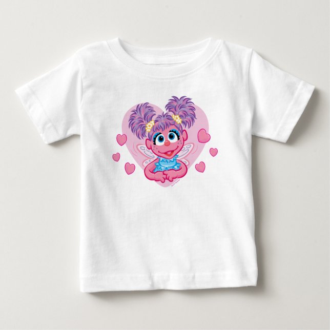 Abby Cadabby Valentine Hearts Graphic T Shirt (Framsida)