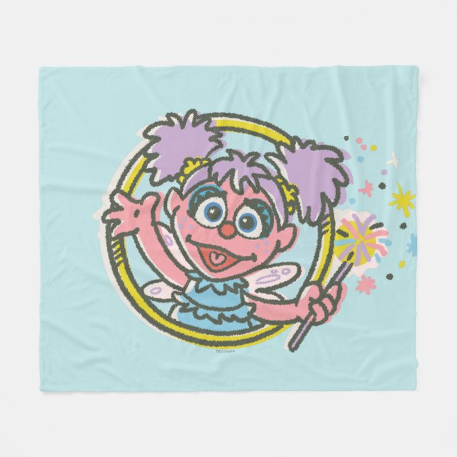Abby Cadabby Vintage Fleecefilt (Framsidan (Horisontell))