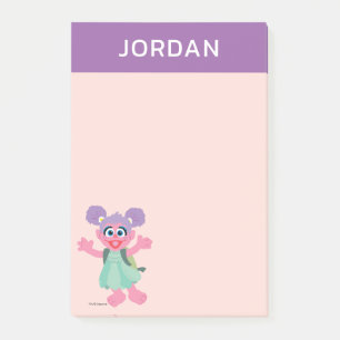 Abby Cadabby Woodland Lägg till ditt namn Post-it Block
