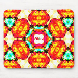 ABBY ~ Colorful Abstrakt Mönster ~ Personlig Musmatta