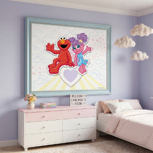 Abby & Elmo Grafik Poster