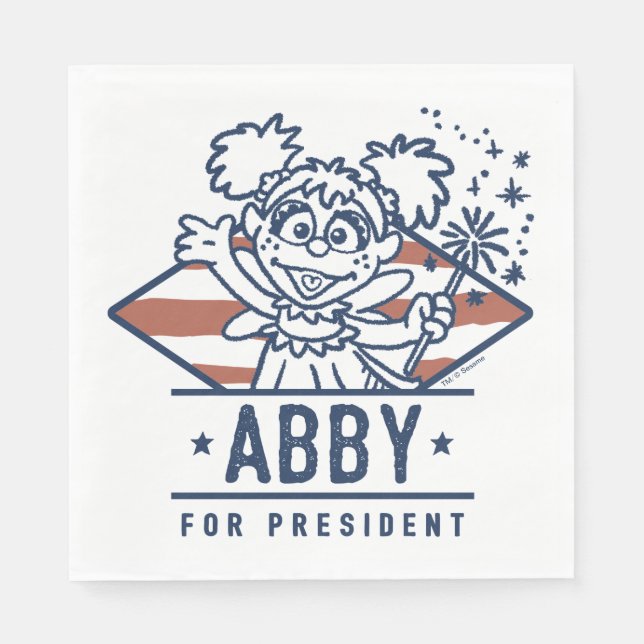 Abby for President Pappersservett (Framsidan)