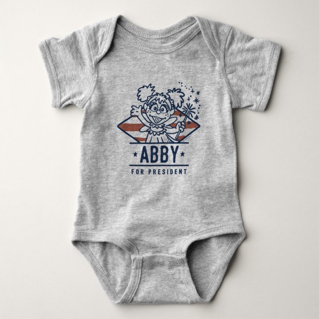 Abby for President T Shirt (Framsida)