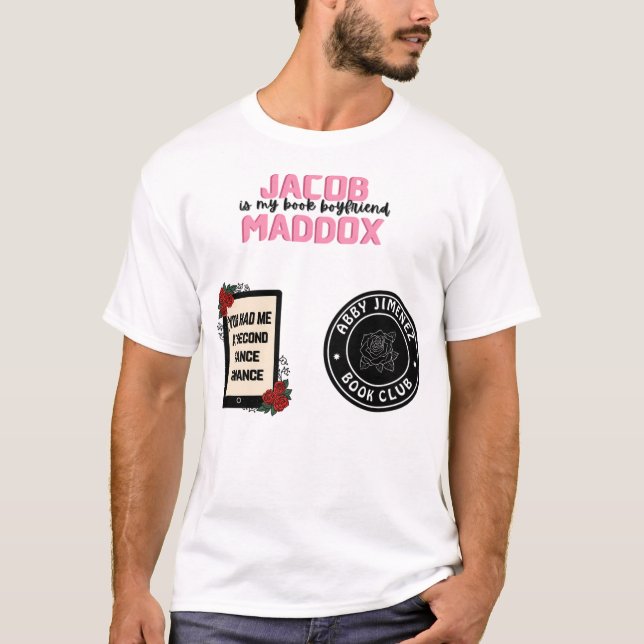 Abby Jimenez Bookish T Shirt (Framsida)