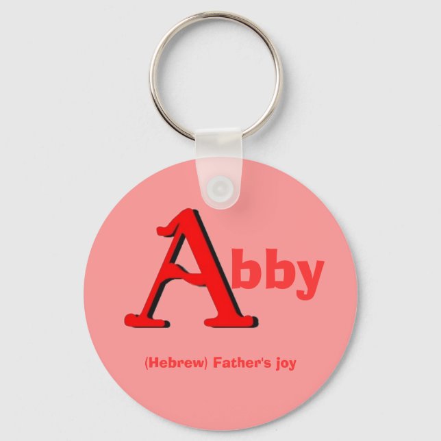Abby Keychain Nyckelring (Framsida)