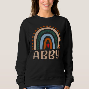 Abby Namn Personlig Funny Women Rainbow Abby T Shirt