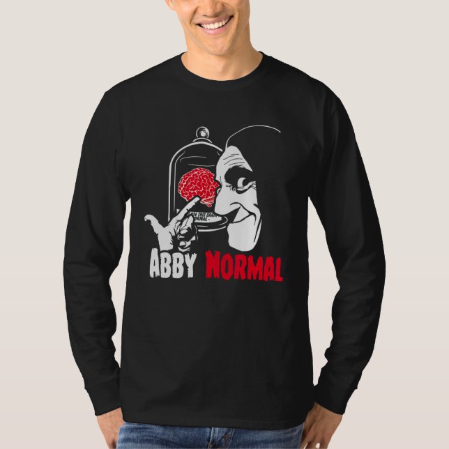 Abby Normal Brain Onormal juldräkt T Shirt (Framsida)