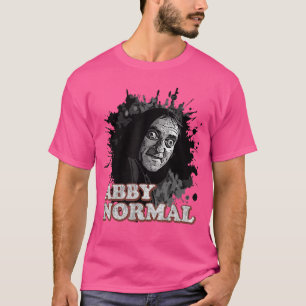 Abby Normal Hjärna Rolig Halloween Humor Citat T Shirt