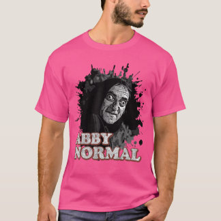 Abby Normal Hjärna Rolig Halloween Humor Citat T Shirt