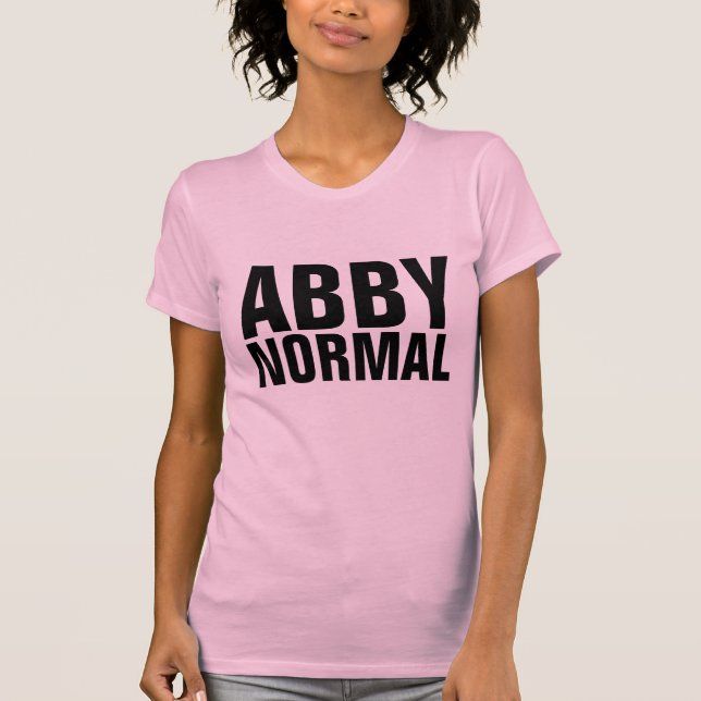 ABBY NORMAL T-SHIRTS (Framsida)