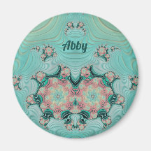 ABBY ~ Pastel Rosa och Grönt ~ Förbluffande design