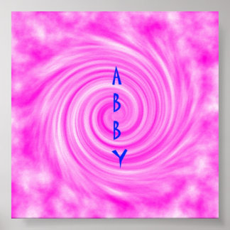 Abby Poster Rosa