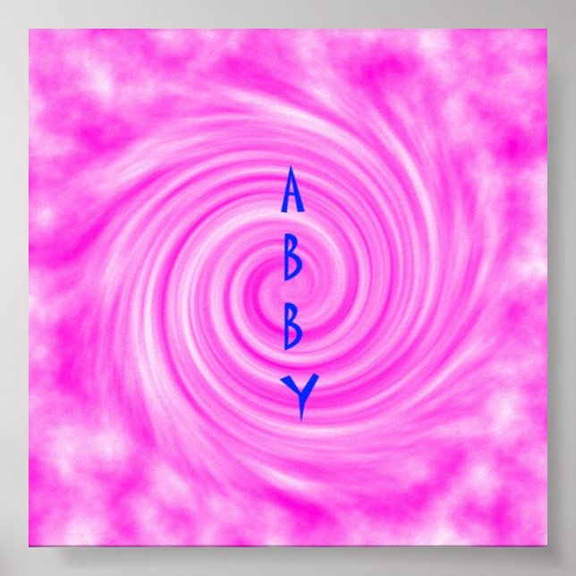 Abby Poster Rosa (Framsidan)