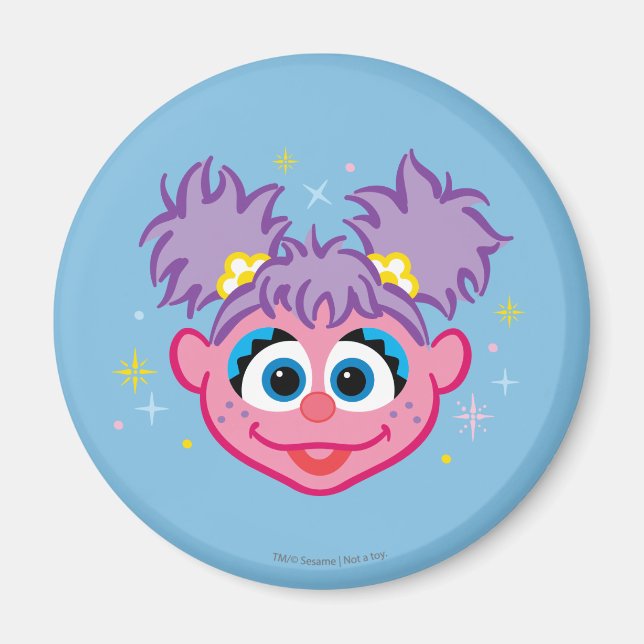 Abby Smiling Ansikte Magnet (Framsidan)