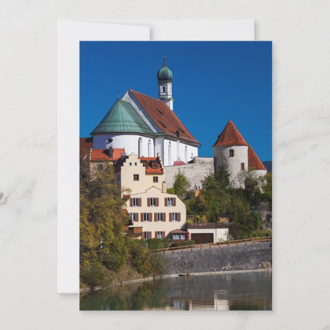 Abby vid Lech River Tack Kort (Framsida)