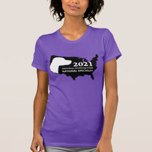 ABC 2021 National Womens Kortärmad T-shirt