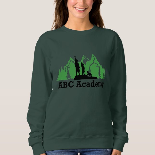 ABC Academy Basic Sweatshirt T Shirt (Framsida)