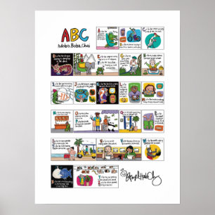 ABC: Adobo, Boba, Chai 18 x 24 Poster
