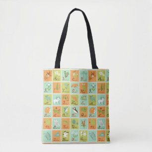 ABC Alaska Wildlife Toto Bag Tygkasse
