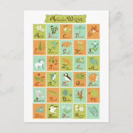 ABC Alaska Wildlife-vykort Vykort