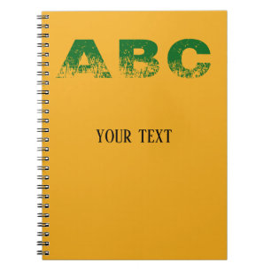 ABC-alfabet Anteckningsbok