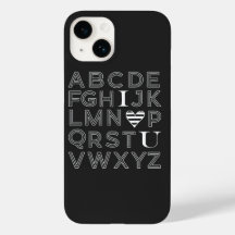 ABC alfabet iphone case