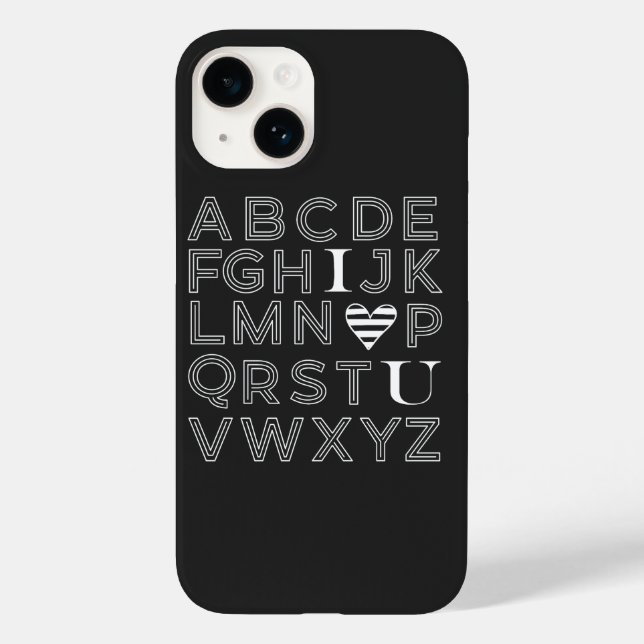 ABC alfabet iphone case (Baksida)