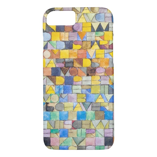ABC (Alphabet), Paul Klee Case-Mate iPhone Skal (Baksida)