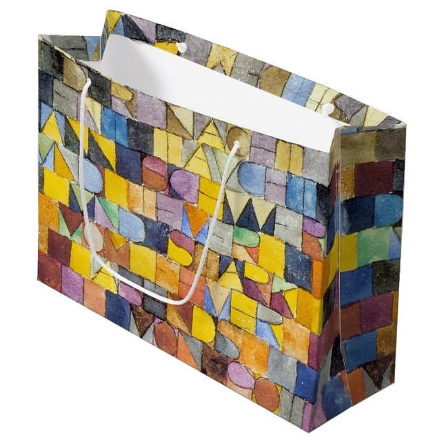 ABC (Alphabet), Paul Klee Large Gift Bag (Framsidan Vinklad)