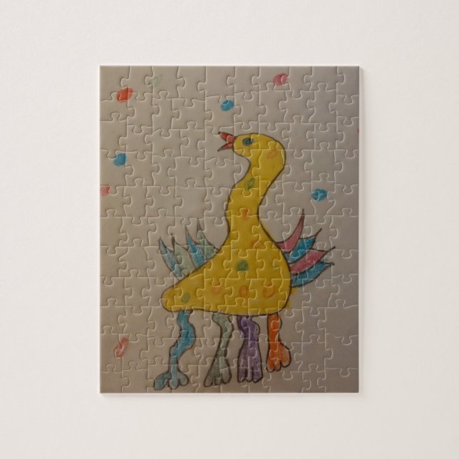 #ABC Art by Children, Påsk Anka Pussel (Vertikal)