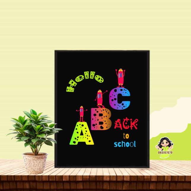 ABC BACK TO SCHOOL FOTOTRYCK (Skapare uppladdad)