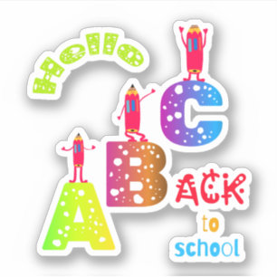 ABC BACK TO SCHOOL KLISTERMÄRKEN