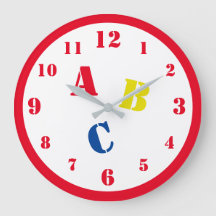 ABC barn akrylväggur