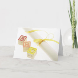 ABC-block och Studenten-diplomatkort Kort